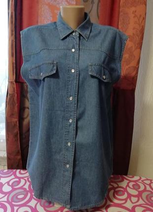 Женская джинсовая кофта flair размер l-40-48