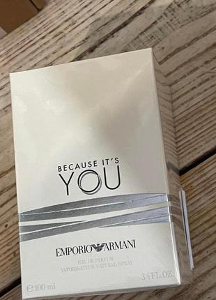 Giorgio armani emporio armani because it’s you парфюмированная вода 100 мл