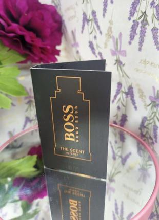 Парфюмированная вода hugo boss the scent intense пробник 1.5 мл1 фото