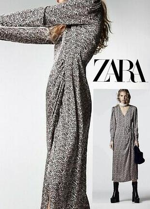 Zara вишукана сукня з шовкової віскози плаття р.s