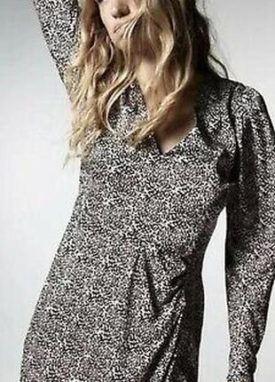 Zara вишукана сукня з шовкової віскози, плаття р.s3 фото