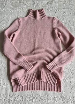 🍀🍀🍀 женский кашемировый розовый свитер гольф tiziana fausti italy4 фото