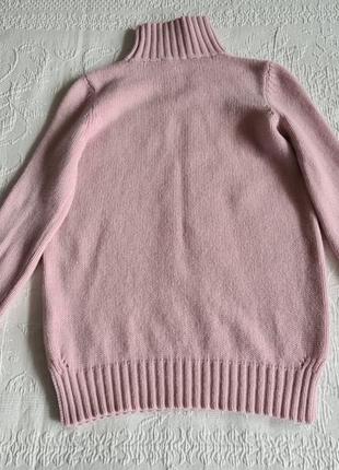 🍀🍀🍀 женский кашемировый розовый свитер гольф tiziana fausti italy5 фото