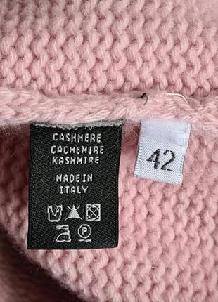 🍀🍀🍀 женский кашемировый розовый свитер гольф tiziana fausti italy10 фото