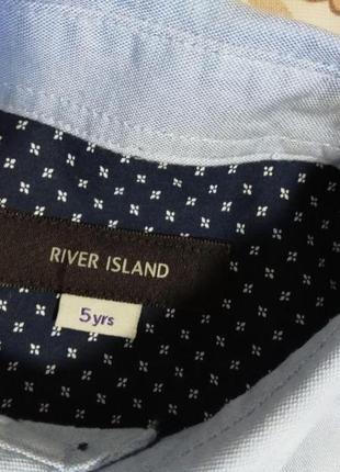 Рубашка на мальчика river island 4-5лет индия3 фото