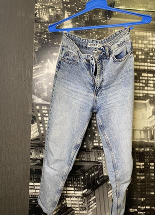 Плотные джинсы ,27 размер,высокая посадка, без дефектов3 фото