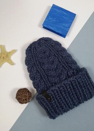 Шапка из большой пряжи в стиле zara