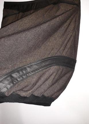 Эксклюзивная,дизайнерская юбка beate heymann шерсть-смесь 50р.4 фото