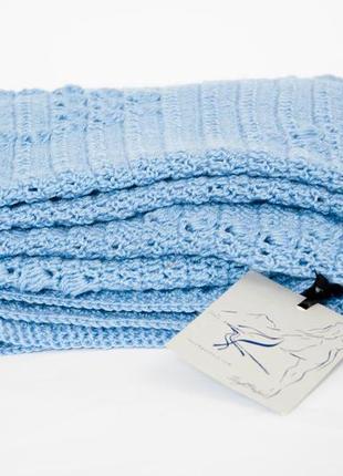 Дитячий пледик з гіпоалергенної пряжі - ручна робота