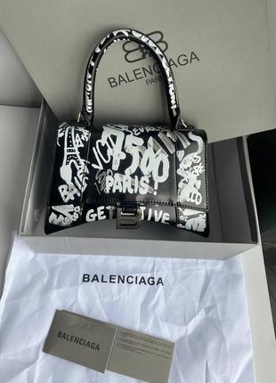 Сумка в стиле balenciaga кожаная премиум качества