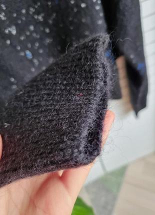 Вязаный шерстяной мохеровый свитер добротный новый фирменный теплый3 фото