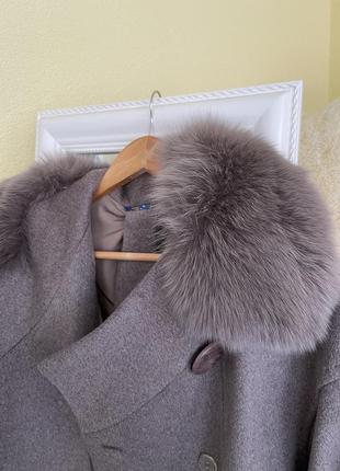 Женское зимнее пальто натуральный мех3 фото