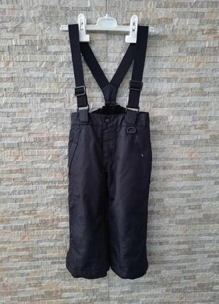 Комбинезон лыжные брюки lupilu 1,5-2 года, 86-92 см. термоштаны
