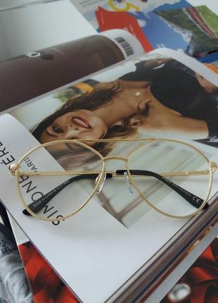 Стильные, имиджевые очки zara1 фото