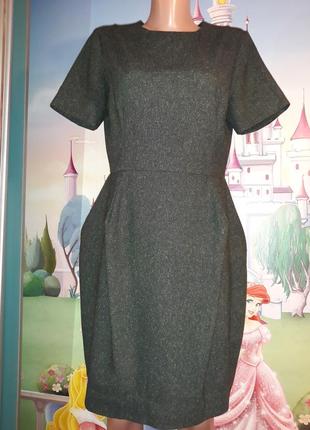 Гламурное,шерстяное платье футляр от cos  р.м/461 фото