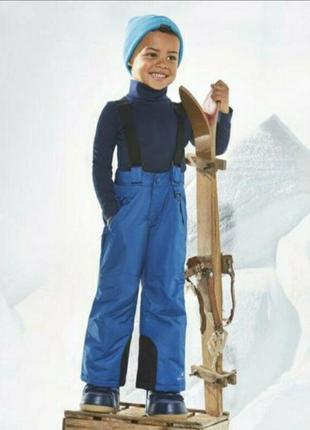 Комбинезон лыжные брюки lupilu 1,5-2 года, 86-92 см. термоштаны10 фото