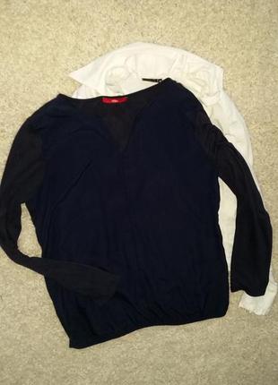 Комбінована блуза s.oliver1 фото