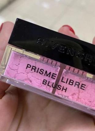 Givenchy prisme libre blush розсипчаста пудра-рум'яна для обличчя#01 mousseline lilas2 фото