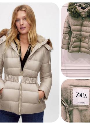 Пуховик zara