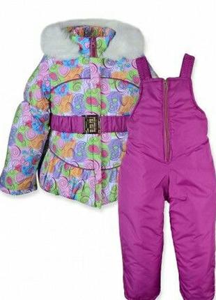 Зимовий комбінезон для дівчинки