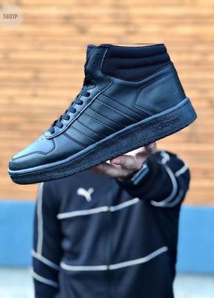 Мужские кроссовки adidas black1 фото