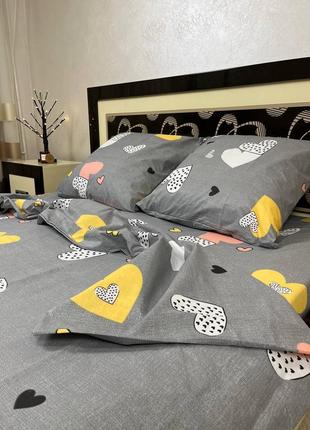 Постільна білизна голд бязь постіль серце