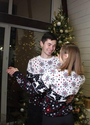 Светры новогодние🎄🎁теплые шерстяные кофты, свитер с орнаментом