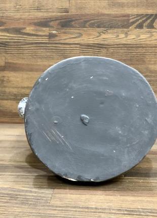 Копилка кот серый с монетами (высота 28 см) керамика символ года