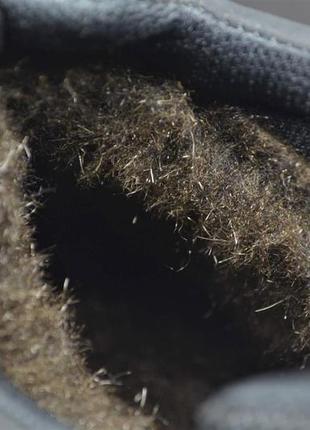 Подростковые спортивные зимние кожаные ботинки черные splinter 17194 фото