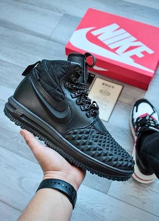 Мужские кроссовки nike lunar force 1 duckboot black1 фото