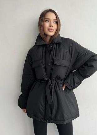 Куртка пуховик в стилі zara хороша якість 🥰2 фото
