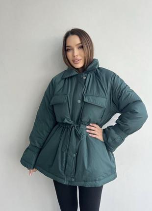 Куртка пуховик в стилі zara хороша якість 🥰10 фото