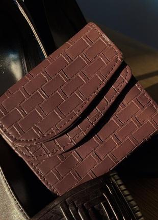 Плетений вінтажний гаманець у стилі bottega 🤎