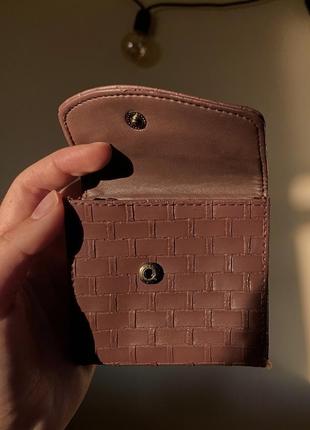 Плетеный винтажный кошелек в стиле bottega 🤎8 фото