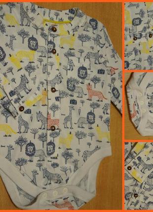 M&s бодік - сорочка ( бодік - сорочка ) 0-6 міс