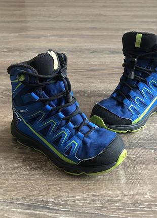 Дитячі зимові трекінгові черевики salomon waterproof climashield