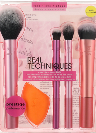 Набір для макіяжу real techniques everyday essentials кисті для макіяжу