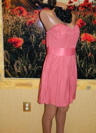Платье бюстье розовое bik bok размер 46-48.2 фото