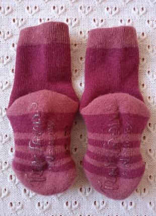 Термошкарпетки для дівчинки 22-24 з вовни теплі шерстяні шкарпетки махрові носки4 фото