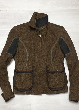 Premium giesswein austria 🇦🇹 женская куртка жакет шерстяной пиджак с шелком по типу bogner2 фото