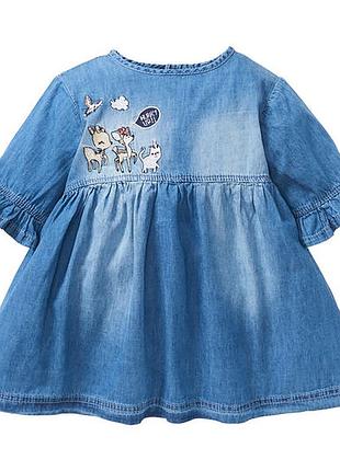 Джинсовое платье для девочки