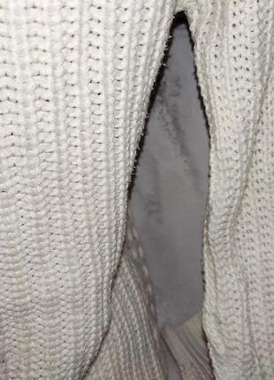 Белый женский вязаный свитер, 42-449 фото