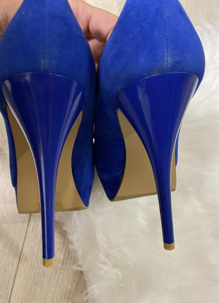 #стильные вещи#базовые синие туфли3 фото