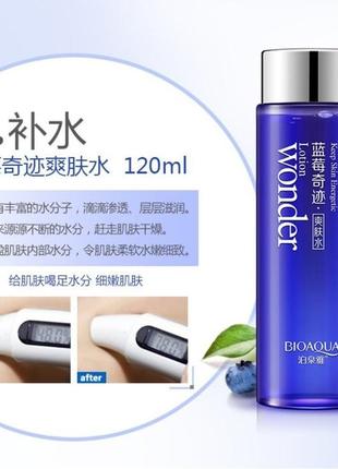 Увлажняющий тонер для лица с экстрактом черники bioaqua