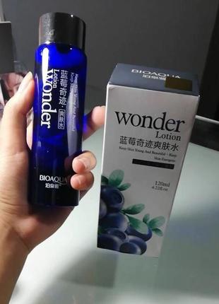 Увлажняющий тонер для лица с экстрактом черники bioaqua