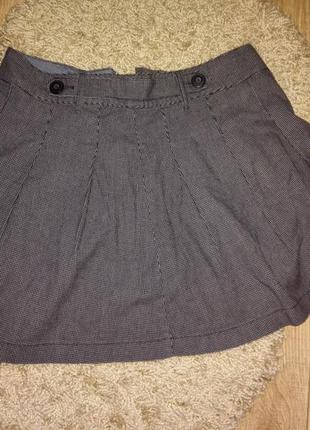Фирменная юбка в клетку