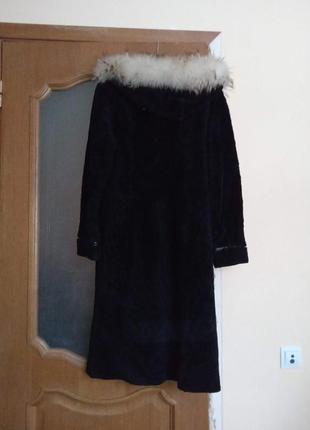 Пальто жіноче зимове (дублянка)2 фото