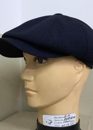 Кепка шерстяная мужская восьмиклинка хулиганка костюмная ткань 20/4 теплая comfort heads осень зима флис уши