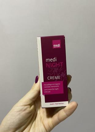 Крем ночной для регенерации кожи ног с гамамелисом medi night creme 50мл