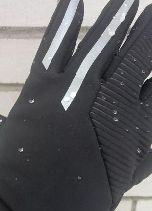 Термо перчатки рукавички тактичні спортивні сенсорні4 фото